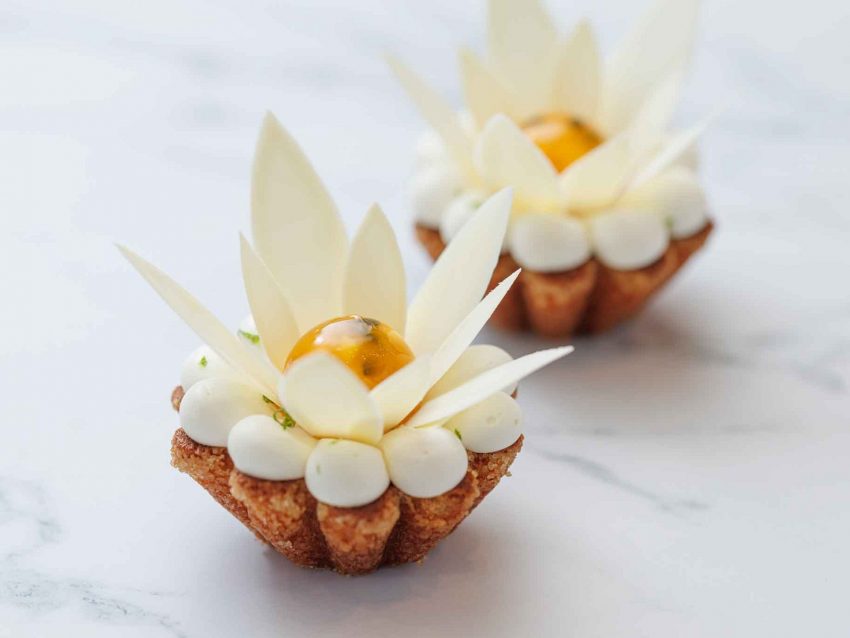 Fleur de Manguo - Mini Cake by Chef Alexis Watrin at COCO, The Mira Hong Kong