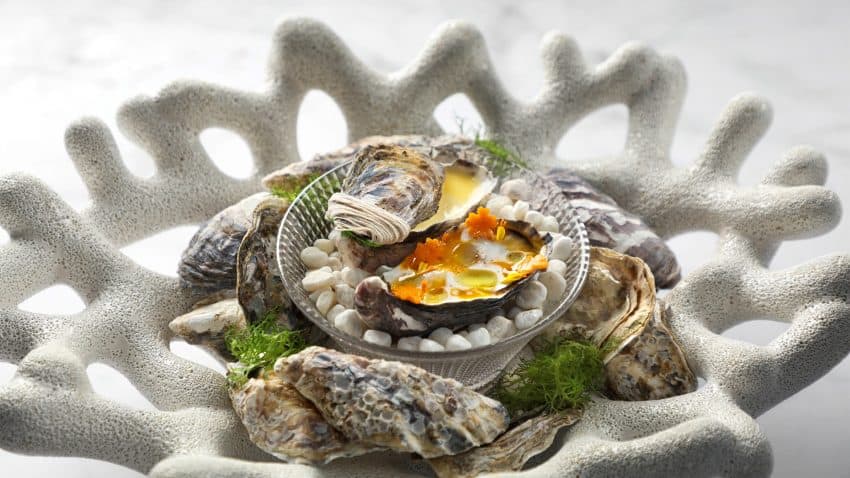 Whisk Fukuoka Finesse Dinner Menu - Ebisu Oyster