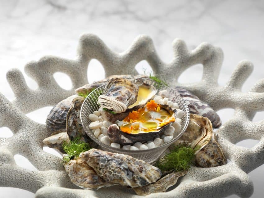 Whisk Fukuoka Finesse Dinner Menu - Ebisu Oyster