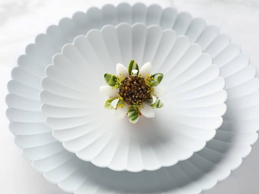 Whisk Fukuoka Finesse Dinner Menu - Kabu & Caviar Flower