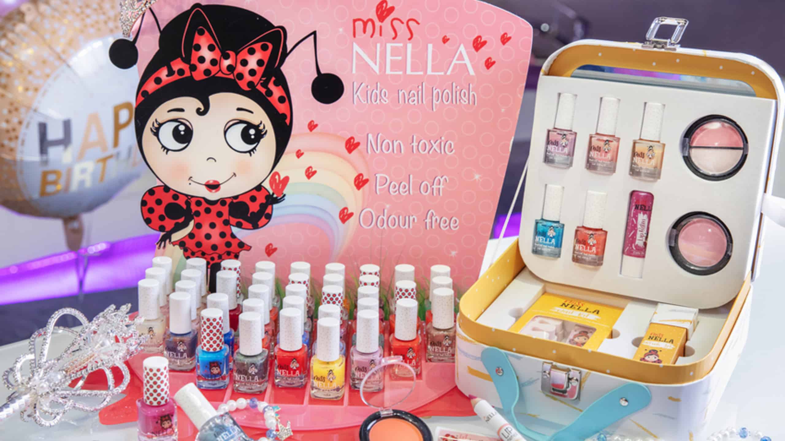 Kids Nail Birthday Party - Kids Friendly Nail Polish Miss Nella