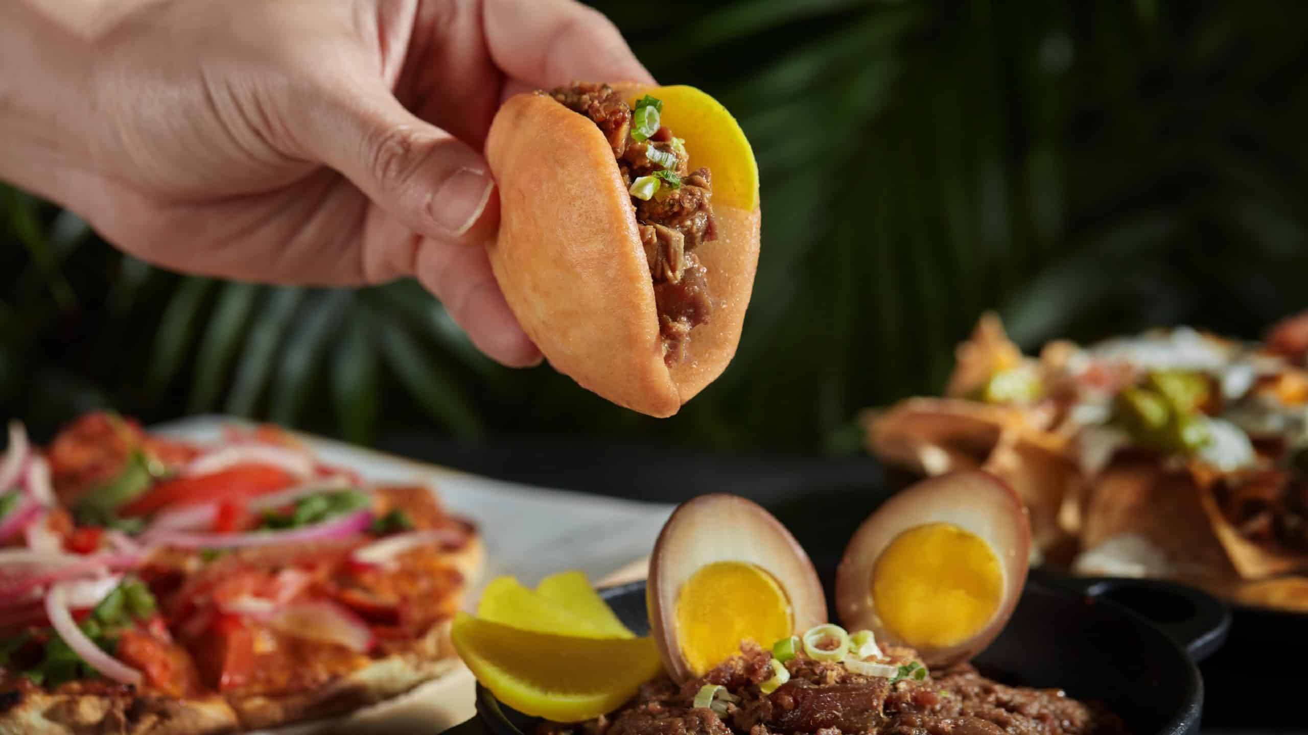 Vibes Bar Bites 2024 - New Snacks Menu Open Air Lounge Bar - Gua Bao