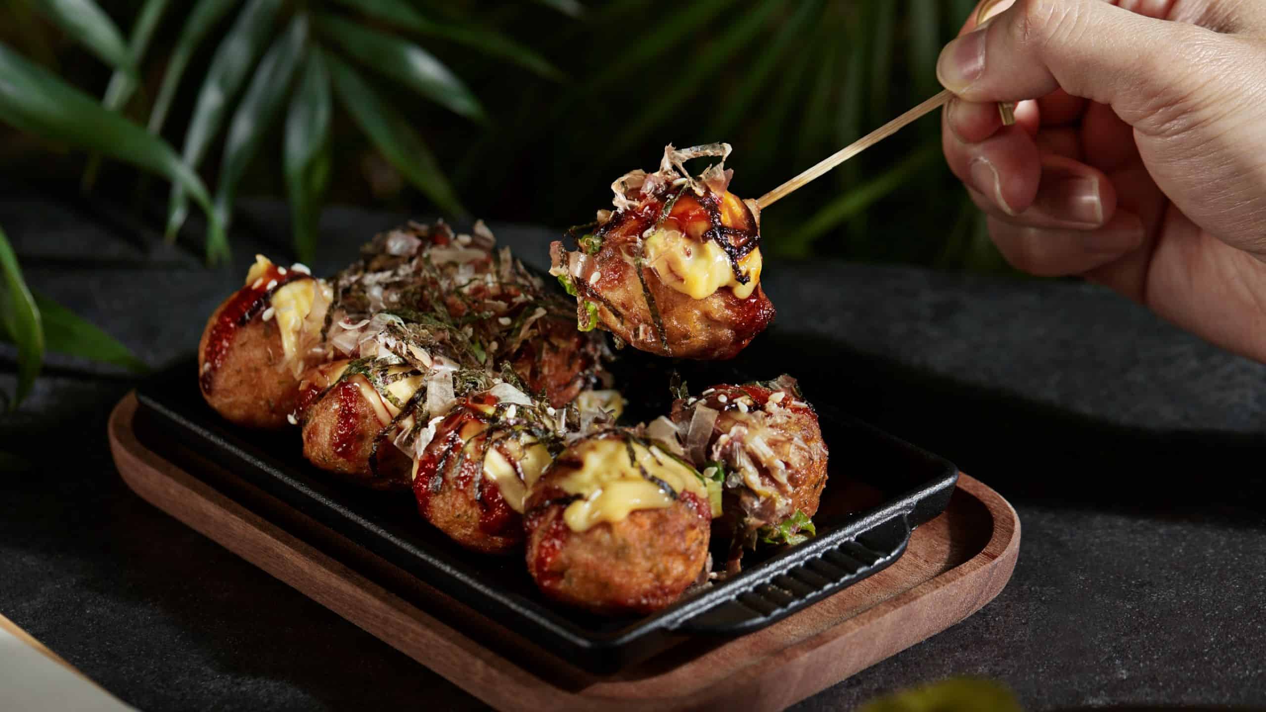Vibes Bar Bites 2024 - New Snacks Menu Open Air Lounge Bar - Takoyaki