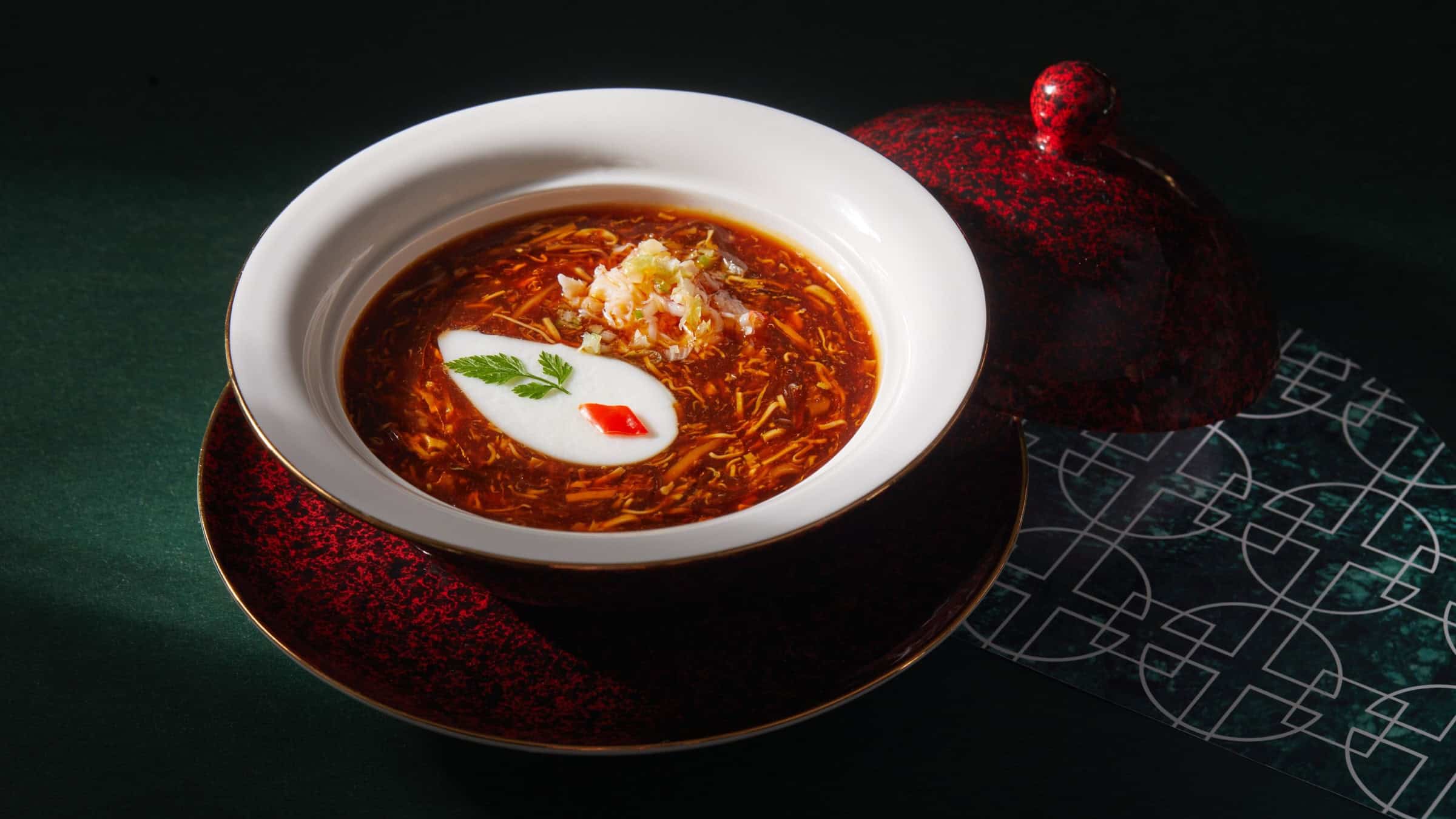 Cuisine Cuisine New A La Carte Menu - Hot and Sour Soup Matsuba Crab Soup