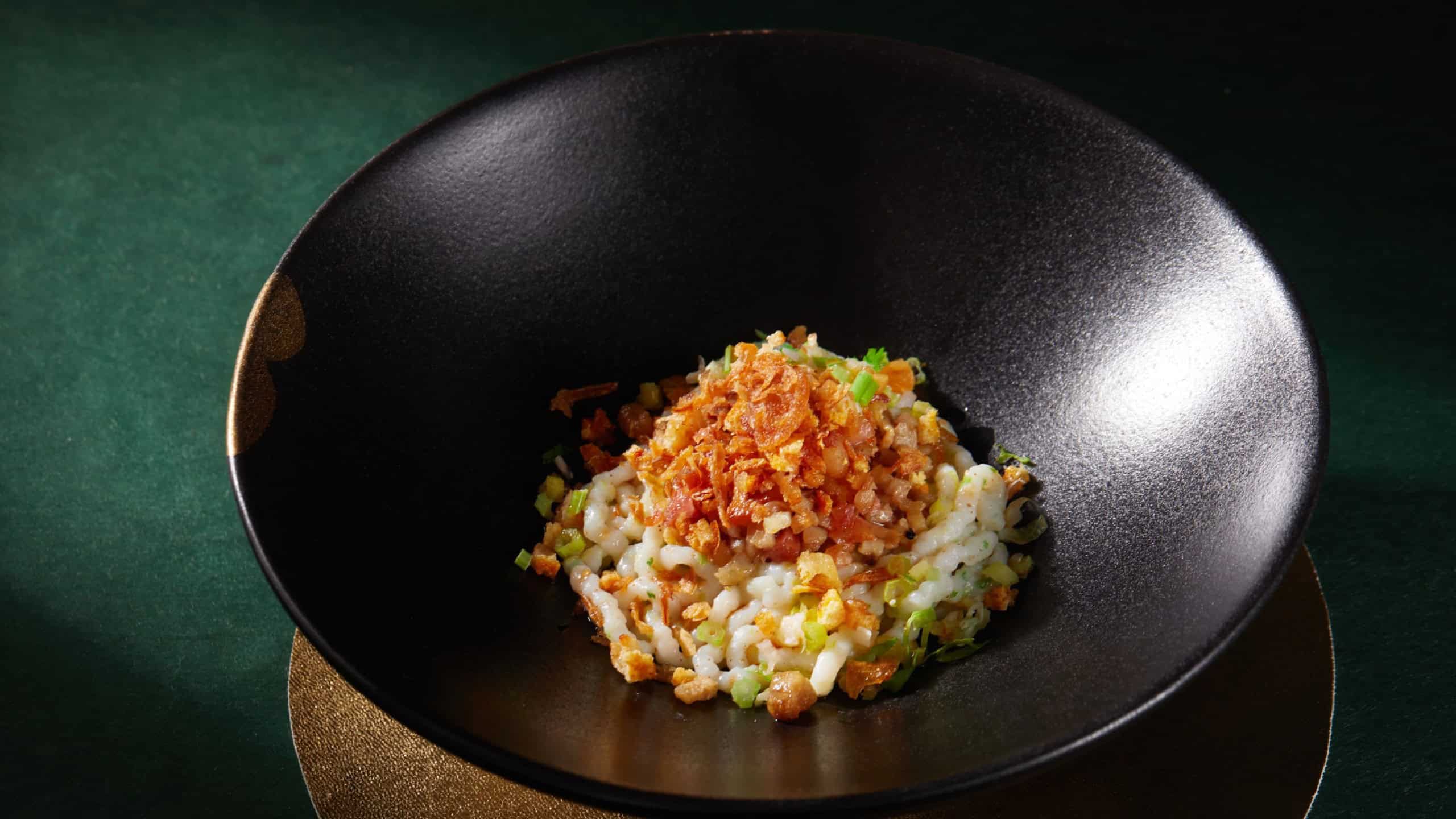 Cuisine Cuisine New A La Carte Menu - Homemade squid noodles, cirspy pork
