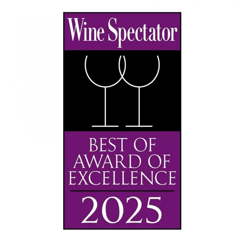 2025 Wine Spectator Best of Award of Excellence - Cuisine Cuisine at The Mira