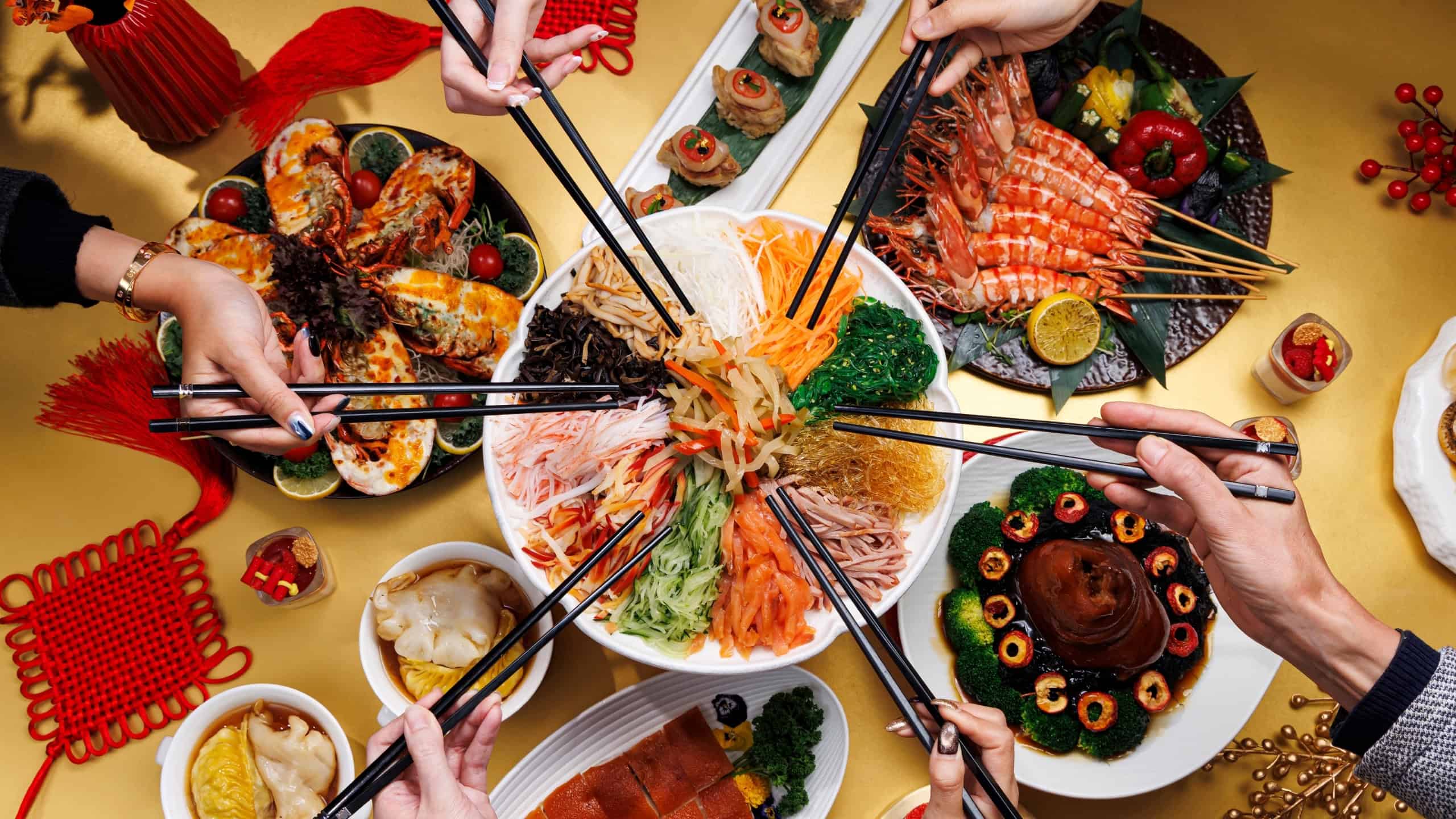 Yamm, The Mira - Year of the Horse Chinese New Year Buffets - Traditional Lo-hei Prosperity Toss