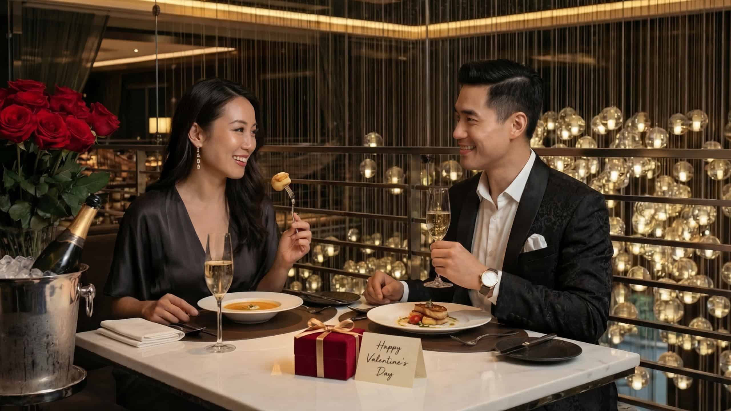 Romantic Dining, Valentine's Day Dinner Date at WHISK Dining Atelier, The Mira Hong Kong