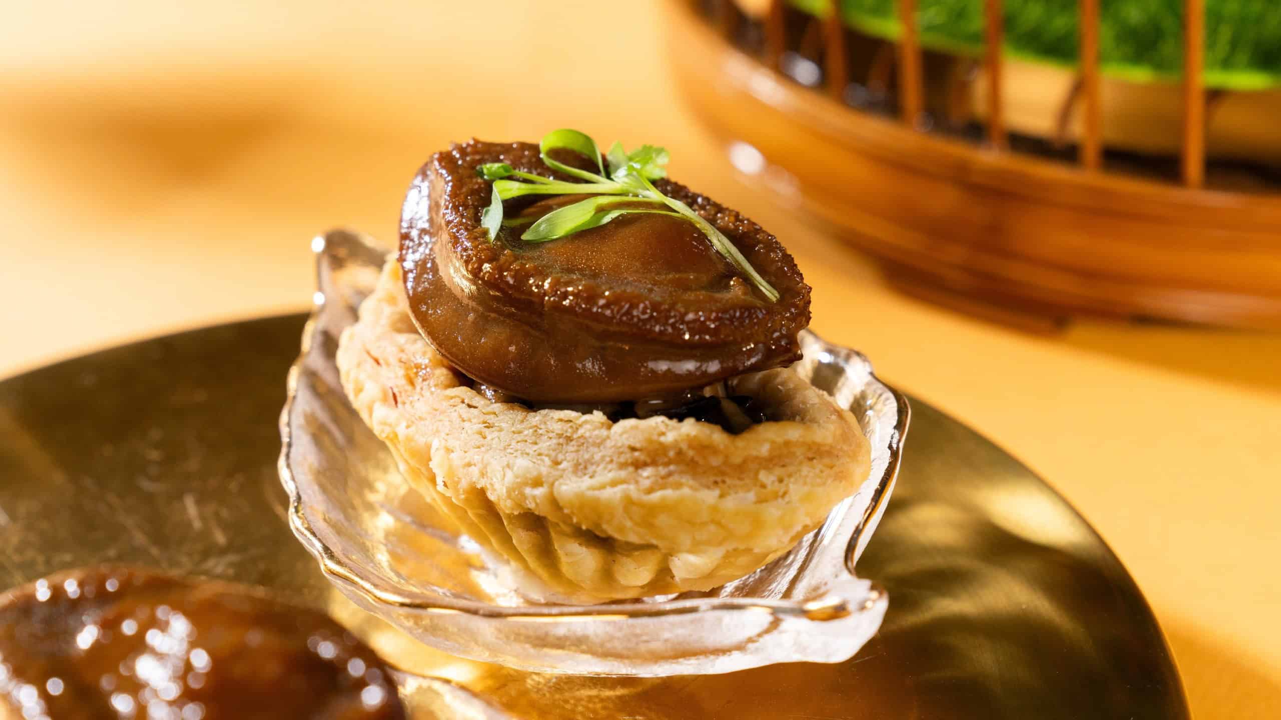 COCO - Hong Kong Ten Must-try Local Flavours Afternoon Tea Set at The Mira Hong Kong; Homemade Abalone Tart