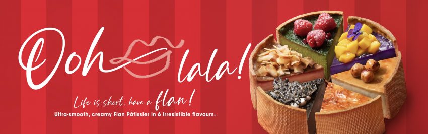 Authentic Parisian Flan Patissier at COCO, The Mira Hong Kong available in 6 irresistible flavours