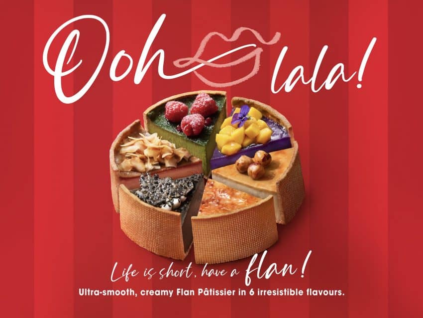 Authentic Parisian Flan Patissier at COCO, The Mira Hong Kong available in 6 irresistible flavours