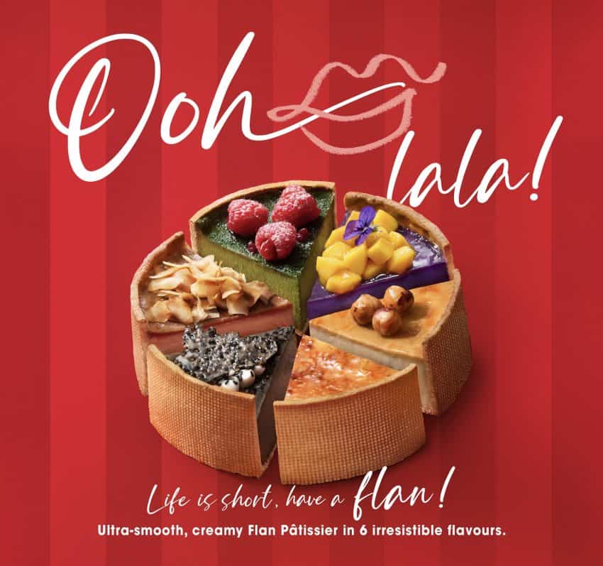 Authentic Parisian Flan Patissier at COCO, The Mira Hong Kong available in 6 irresistible flavours