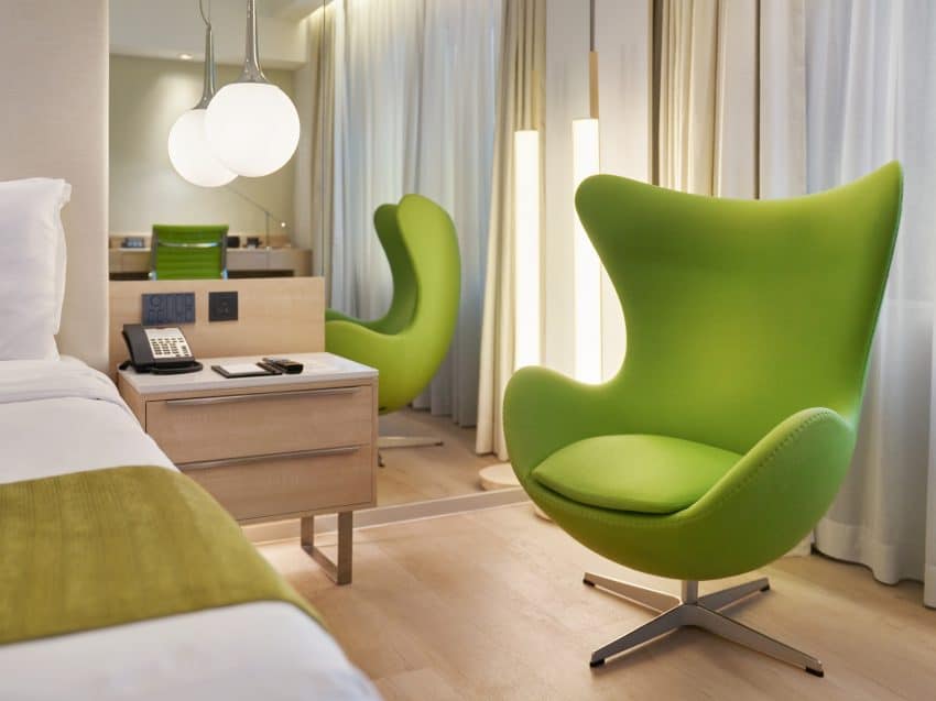 The Mira Hong Kong - Newly Refurbished Hotel Rooms with Intuitive Room Controls - Matcha Green