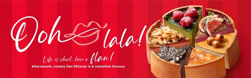 Authentic Parisian Flan Patissier at COCO, The Mira Hong Kong available in 6 irresistible flavours