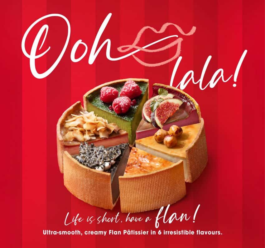 Authentic Parisian Flan Patissier at COCO, The Mira Hong Kong available in 6 irresistible flavours