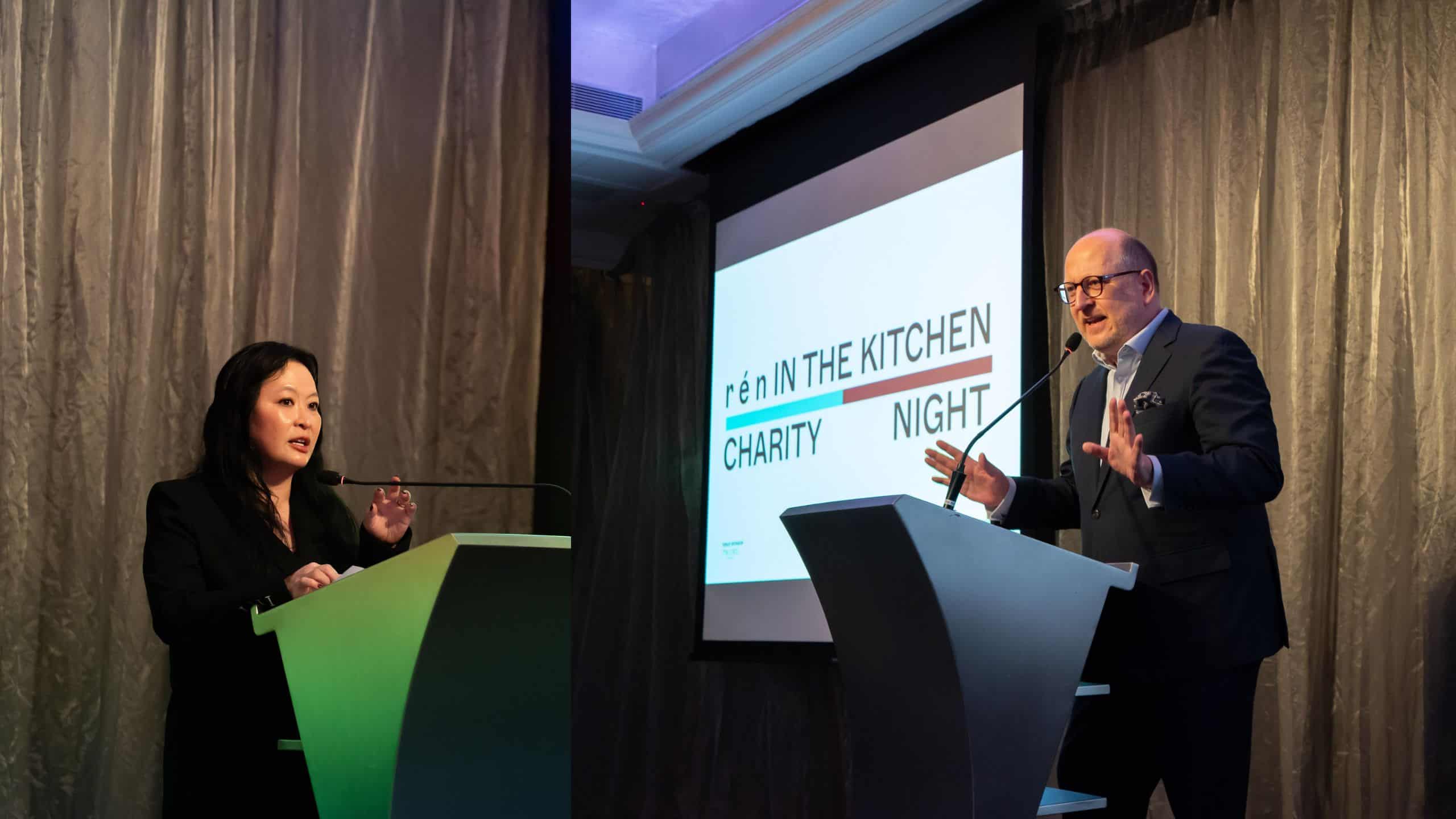 R e n in the Kitchen Charity Night at The Mira Hong Kong - Event Partners, Chefs, and Beneficiaries of the r e n programme