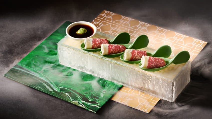 Cuisine Cuisine Chef Lau Signature Dishes Strawberry and Coconut Juice Roll (Dessert)