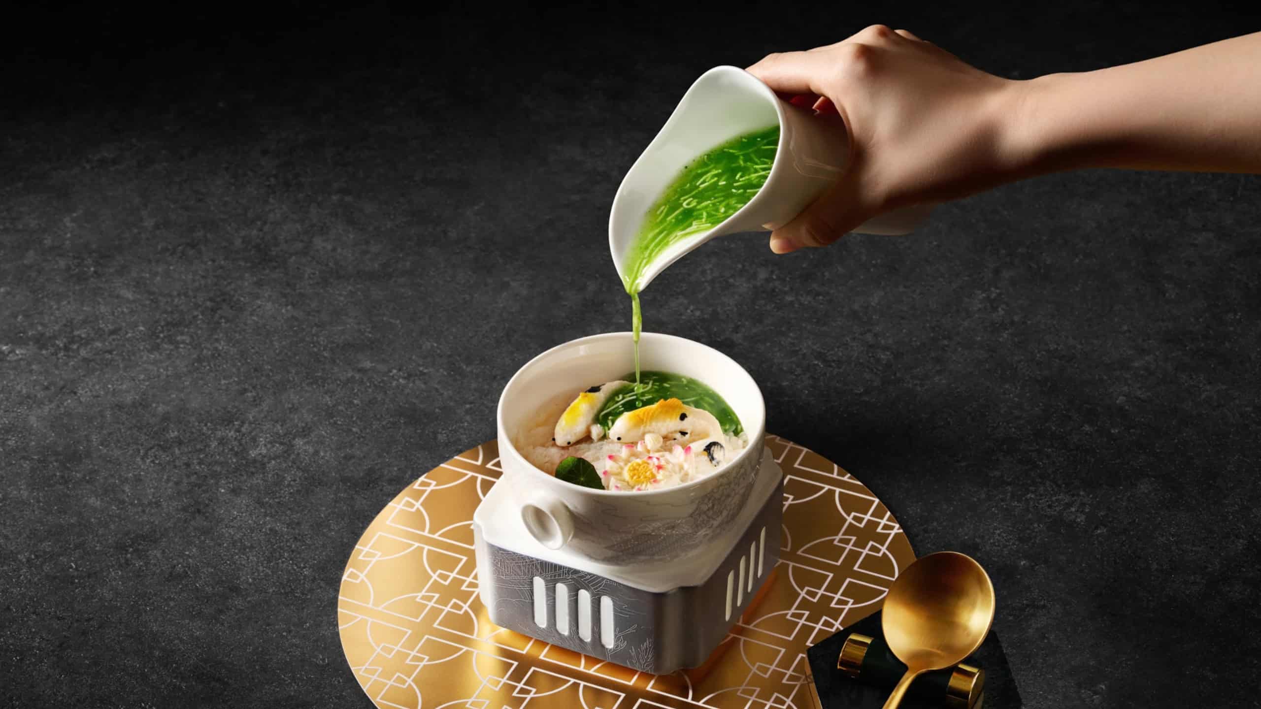 Cuisine Cuisine Chef Lau Signature Dishes Wensi Tofu Crab Meat Soup
