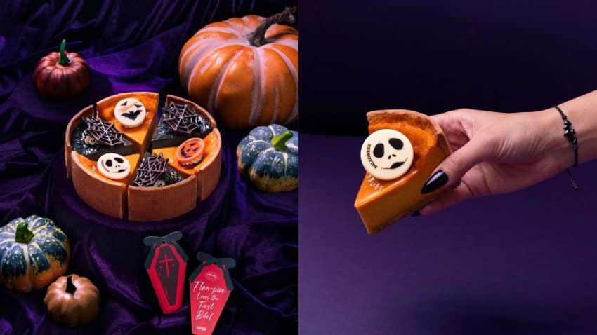 COCO Halloween Flan Patissier appears at The MIra with limited Hokkaido Pumpkin and Black Sesame Flavours